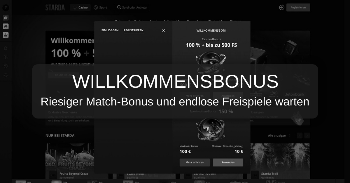 Strada Casino in Deutschland - Jetzt die besten Slots spielen